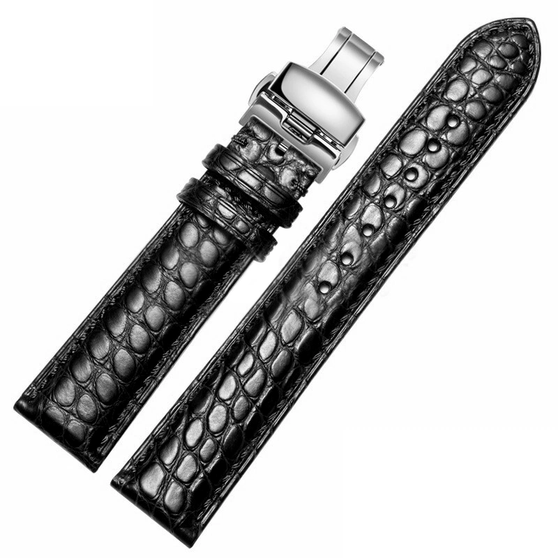 Luxury Multi Colors Classic Genuine Strap Crocodile Leather Alligator Skin Leather Watch Strap