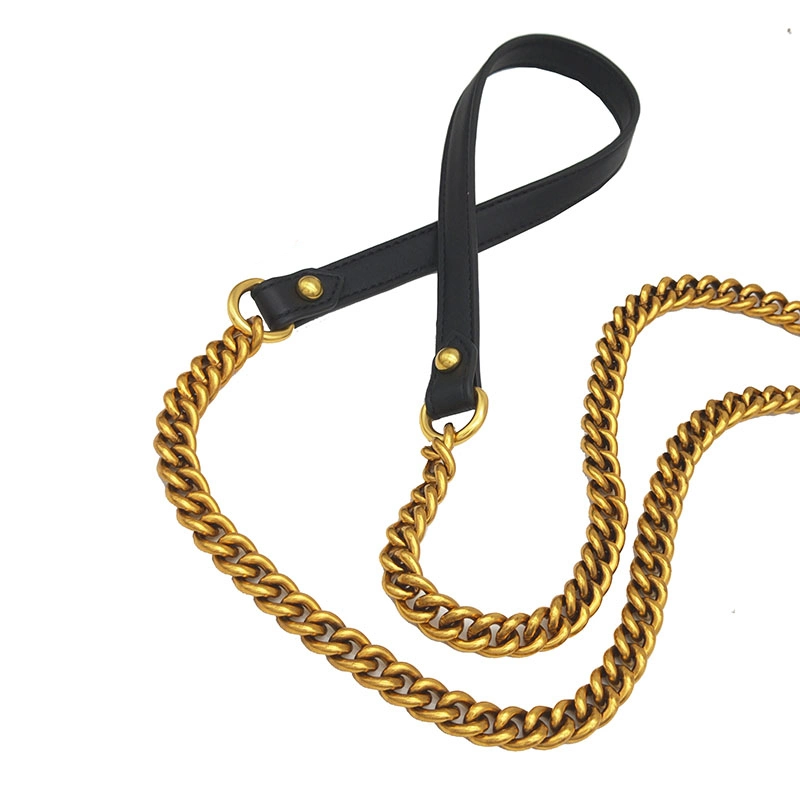 Lst89 Luxury Designer Handbags Handle Gold Chain Strap Genuine Leather Shoulder Straps