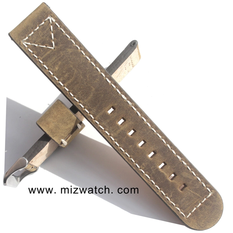 23mm Hot Sale High Quality Genuine Leather Watch Strap
