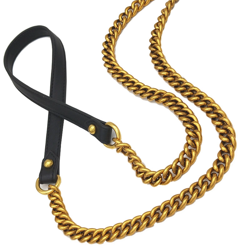 Lst89 Luxury Designer Handbags Handle Gold Chain Strap Genuine Leather Shoulder Straps