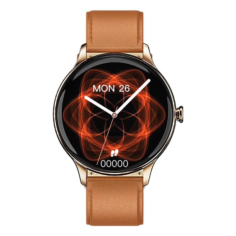 Smart Watch Men Women Android Ios Waterproof Gold Wrist Watch Heart Rate Tracker Sport Stainless Steel Watch Strap