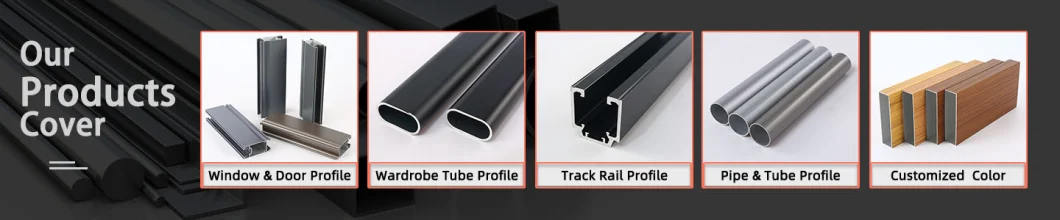 Aluminium Profile 6000 Series Tube Product for Anti-Thief Protective Window Door
