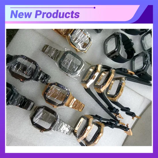 New Prroduct for Apple Watch Watch Strap Metal Stainless Steel Strap for Apple Watch 6 7 Generation iWatch