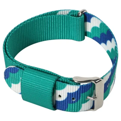 Manufacturer Wholesale Fabric Bracelet Band Single Pass Nato Watch Straps Adjustable Nylon Strap