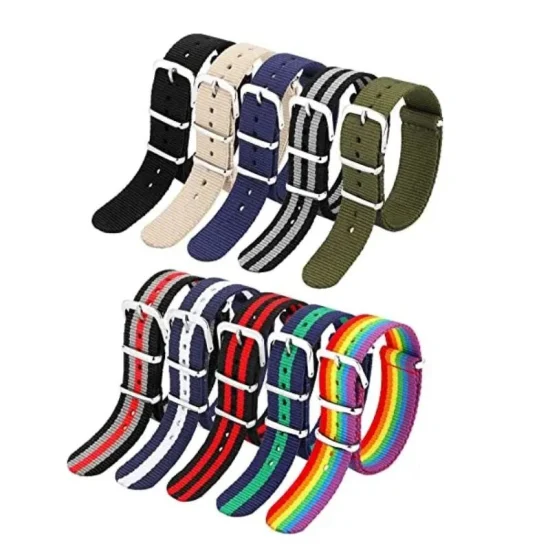 Custom Printed Nylon Watch Strap Fashion Design
