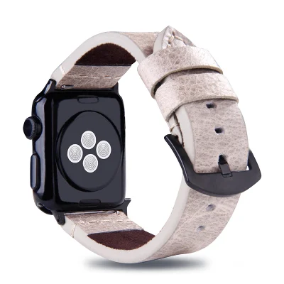 Hot Sales Low Price Good Quality Genuine Leather Apple Watch Bands Leather Watch Straps