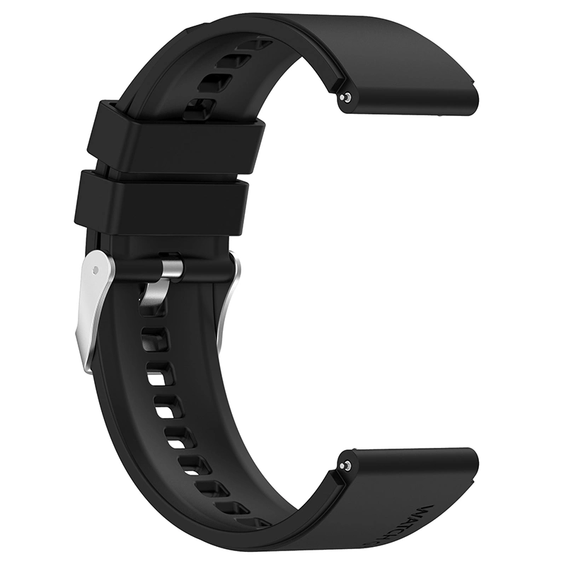 46mm/Gt 2 46mm PRO/Gt 2 46mm Silicone Watch Band 22mm Adjustable Wrist Strap with Silver Pin Buckle for Huawei Watch Gt 3 PRO