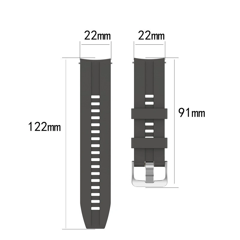 Silicone Watch Band Strap for Huawei Watch Gt Gt2 Silicone 20 22 mm Buckle Watch Band for Huawei Watch for Samsung for Apple Watch
