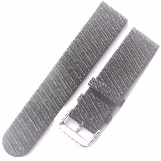 16/18/20/22/24mm 2 Pieces Hot Sale Charm Genuine Canvas Watch Straps