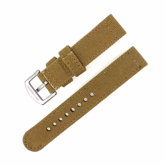 16/18/20/22/24mm Fancy Custom Logo Canvas Watch Straps